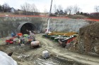 S7 Przeszkoda - Skomielna Biała budowa tunelu