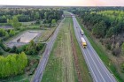 Wiadukt w ciągu S1 nad DK78 - ul. Wolności, relacji Tarnowskie Góry – Zawiercie. Fotografia z kwietnia br.