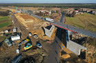 S1 Pyrzowice-Podwarpie WE-5_2 (km 6+509,89 w ciągu S1 nad drogą powiatową S4719, ul. Widokowa) - postęp prac grudzień 2019 r