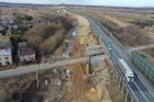 S1 Pyrzowice-Podwarpie WE-9_2 (km 10+342,50 w ciągu S1 nad drogą powiatową S4746, ul. 21 stycznia) - postęp prac luty 2020 r